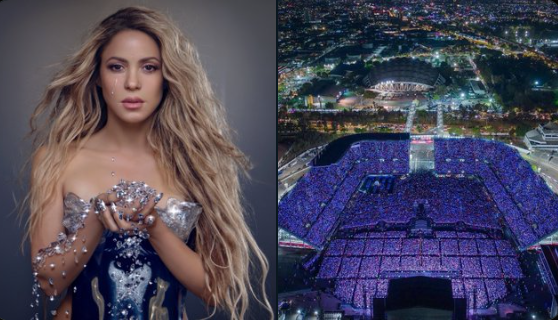 Shakira faz história com 7 shows esgotados na Cidade do México em sua turnê mundial