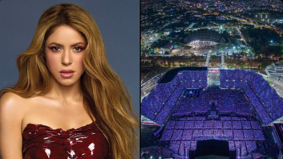 Shakira quebra recorde histórico com 7 shows esgotados no Estádio GNP do México!