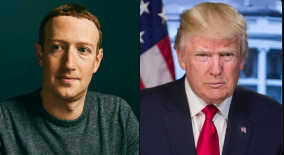 Mark Zuckerberg e Donald Trump se encontram em reunião privada, diz NYT