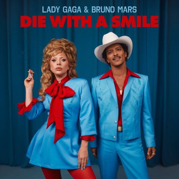 Lady Gaga e Bruno Mars fazem história com “Die With A Smile” ao ultrapassarem 1 bilhão de streams no Spotify