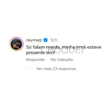 Neymar defende irmã Rafaella após críticas por não ir ao aniversário da sobrinha Mavie