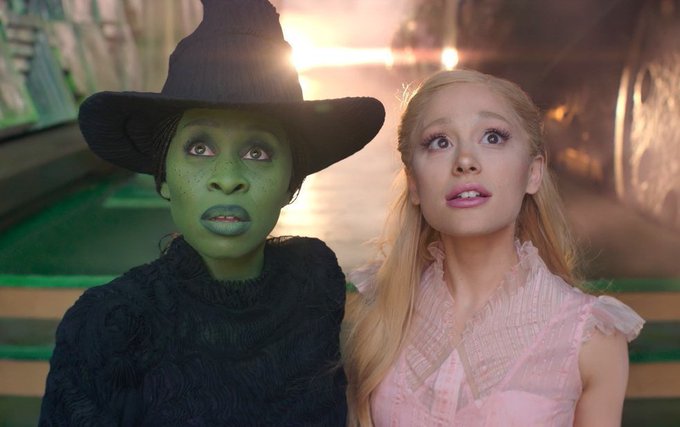 Wicked ganha o maior dia de estreia para uma adaptação musical na história das bilheterias dos EUA. (US$ 46,7 milhões)