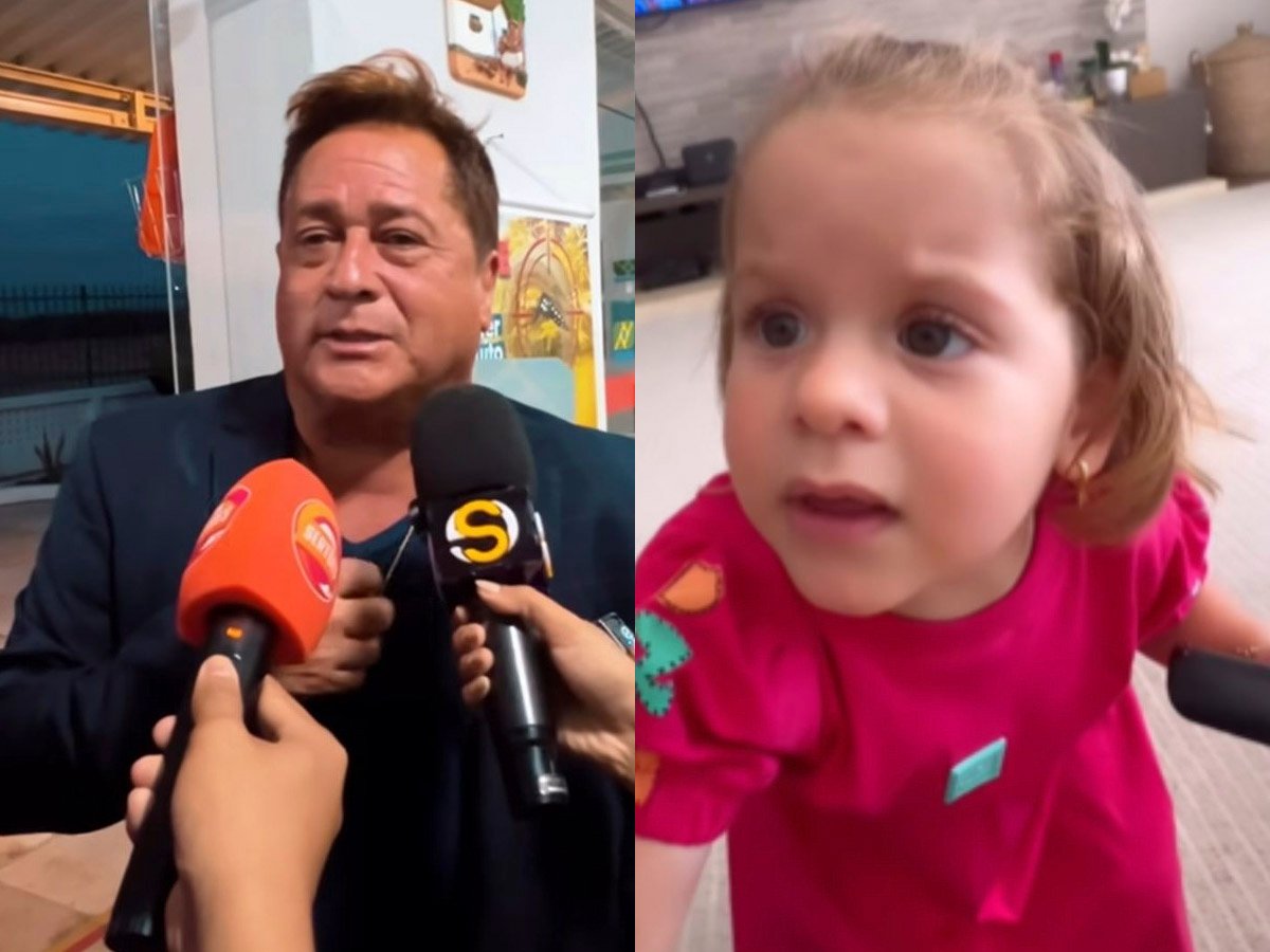 Leonardo celebra sucesso da neta Maria Flor: “É um fenômeno!”