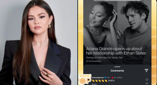 Selena Gomez Apoia o Romance de Ariana Grande com Ethan Slater! 💖