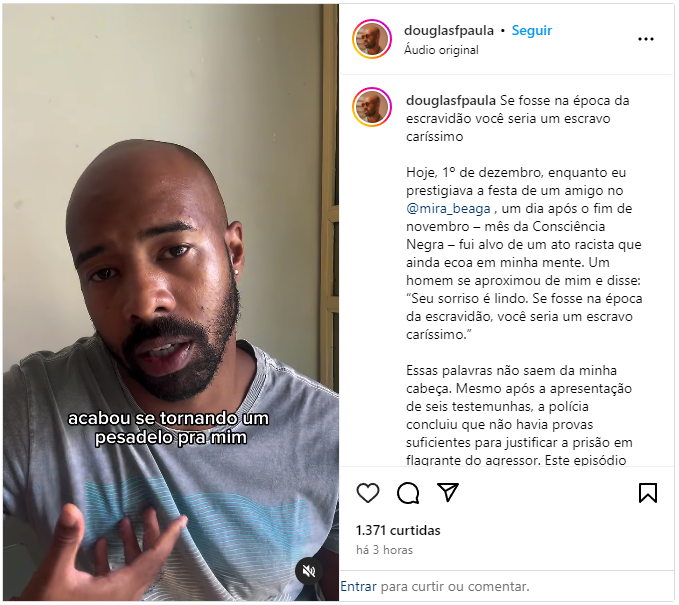 Influenciador denuncia racismo em boate de Belo Horizonte